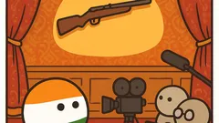 Dowcip: W indyjskim filmie wisi strzelba...